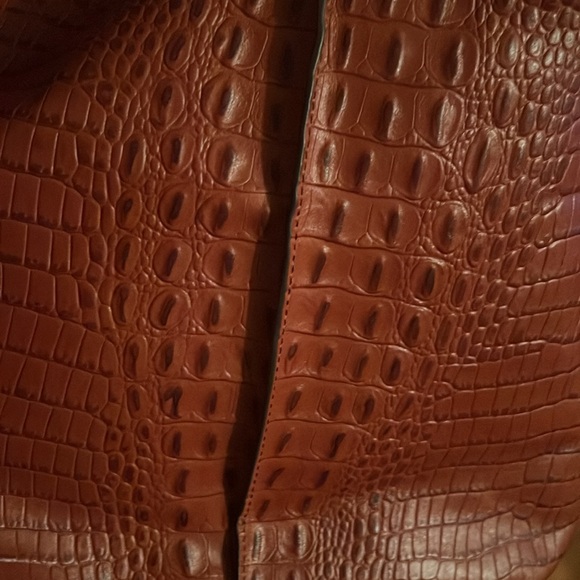 GILI alligator bag large bag zippered closure shoulder bag - Picture 3 of 12